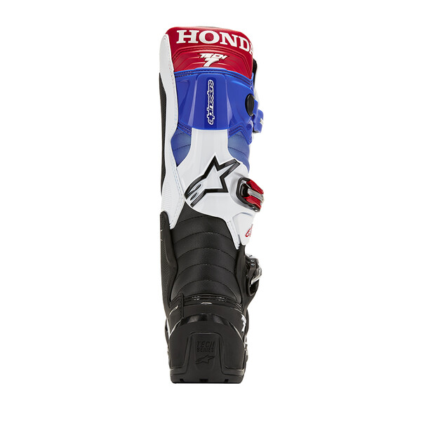 Alpinestars - Bottes Tech 7 Enduro Drystar® Honda Noir / Blanc / Bleu / Rouge fluo
