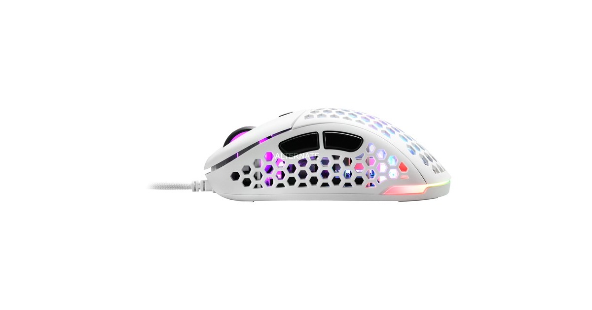 SharkoonLight² 200 gaming muis  (Wit, 50 - 16,000 dpi, RGB leds)