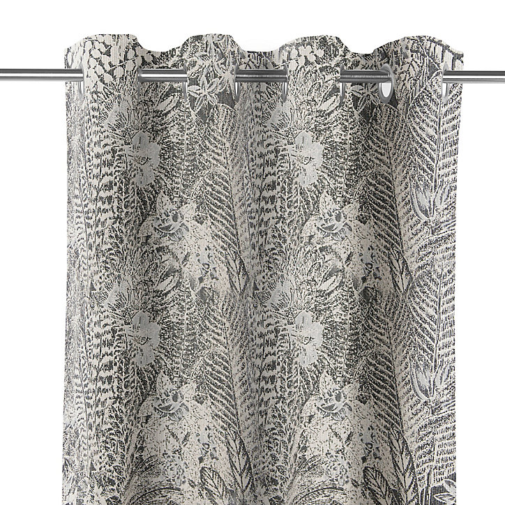 Rideau Mokau GoodHome l.140 x H.260 cm gris