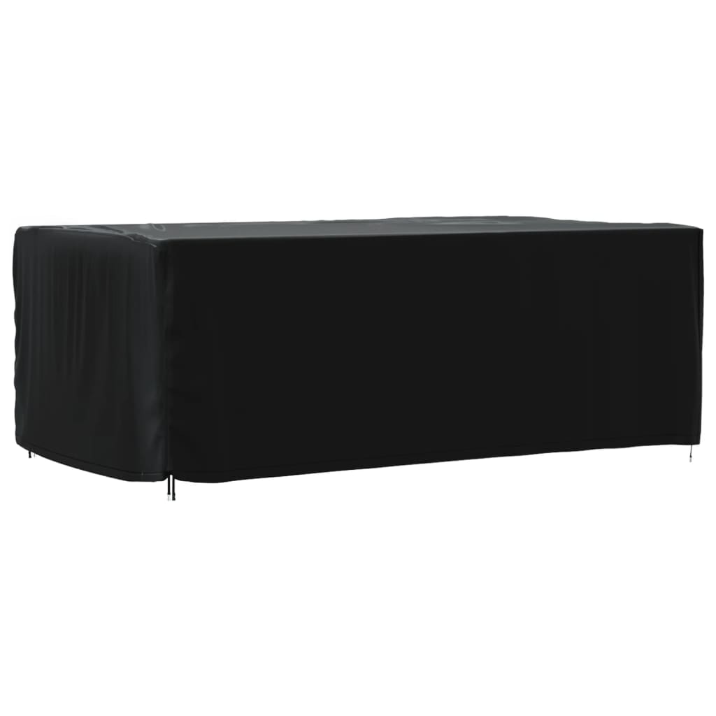 Housse de salon de jardin noir 225x143x90 cm imperméable 420d