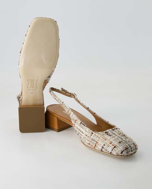 George Watts N2108-404 Slingpumps in Braun