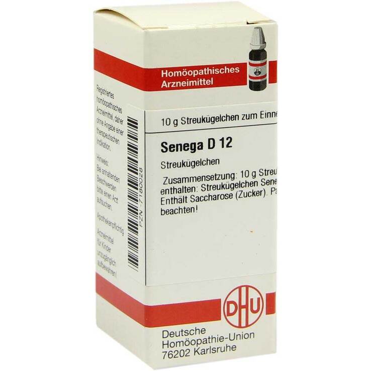 DHU Senega D 12 Globuli, 10 g