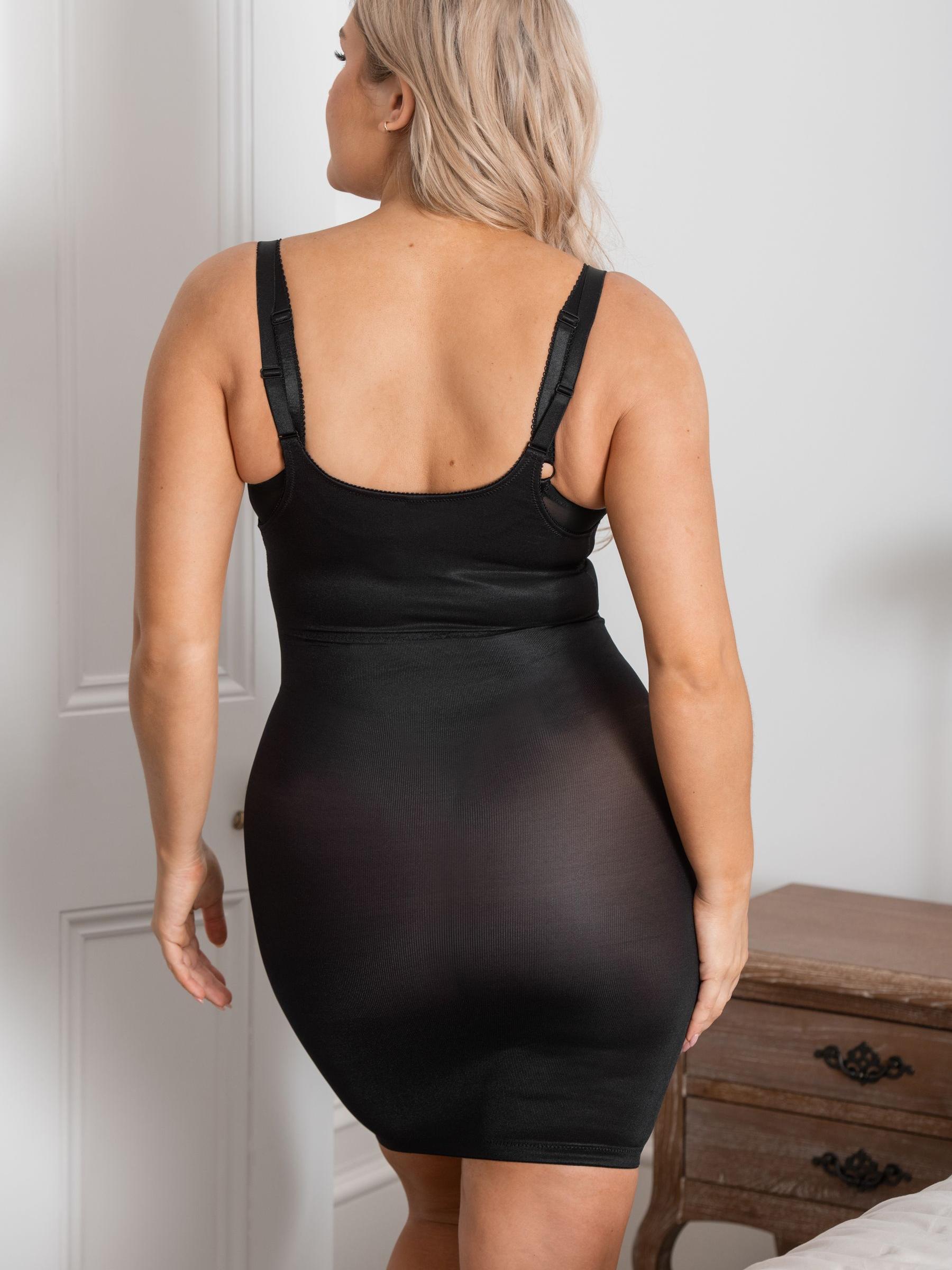 Zwart - Pour Moi - Lingerie Hourglass Shapewear Wear Your Own sterk buikcorrigernede braslip
