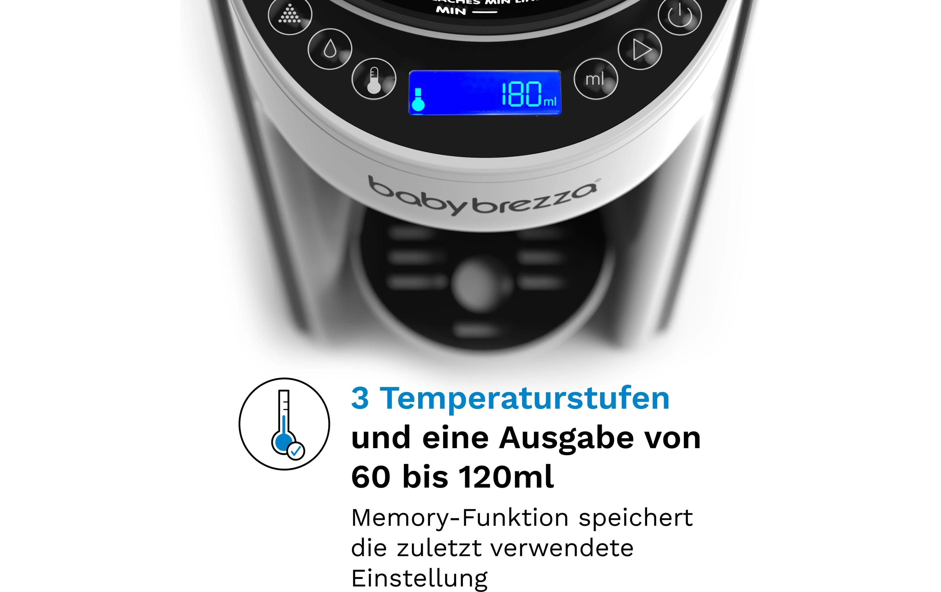 Flaschenwärmer Formula Pro Advanced Schwarz/Weiss<br>Automatischer Falschenzubereiter dosiert, mischt und erwärmt Milchpulver auf Knopfdruck