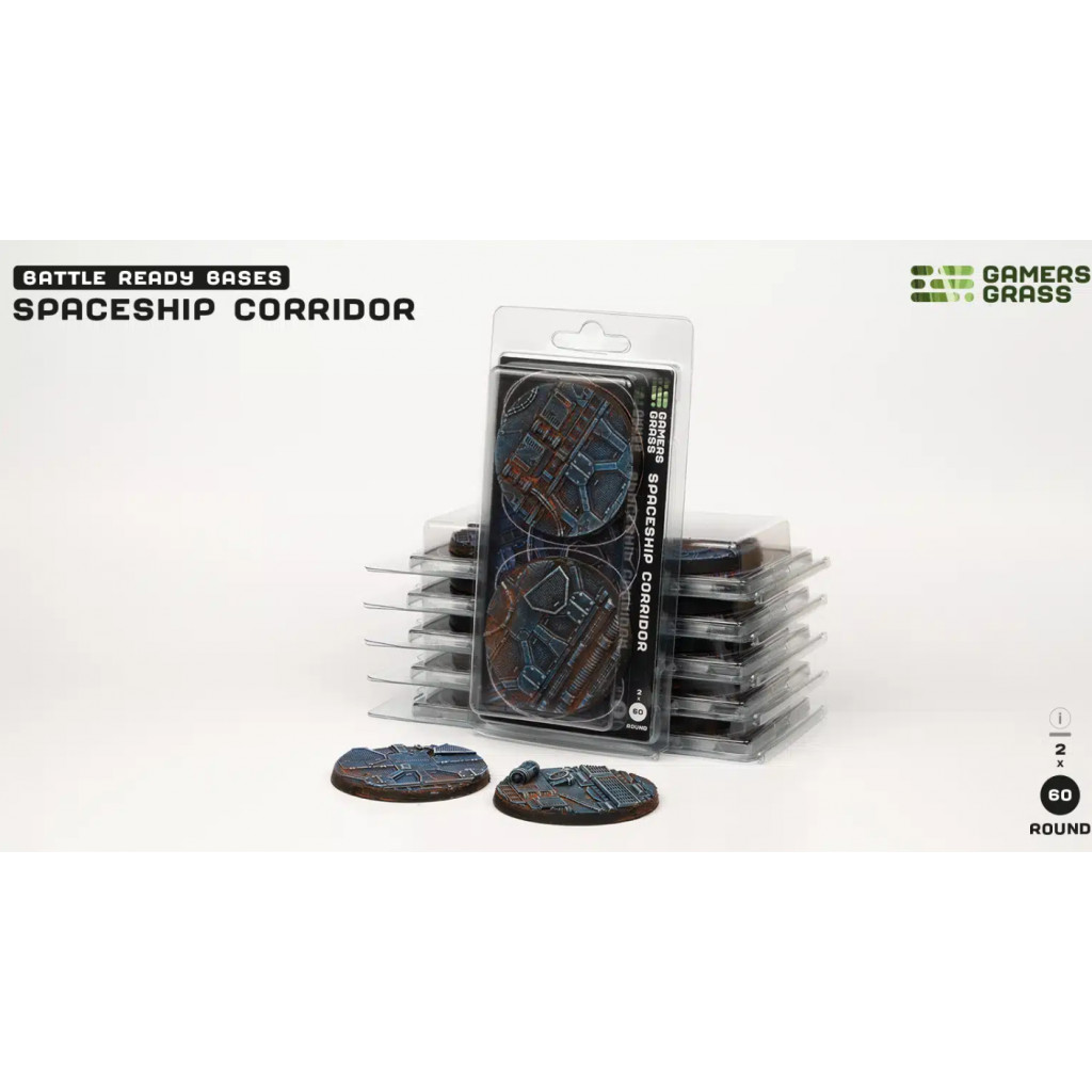Spaceship Corridor Bases, Round 60mm (x2)