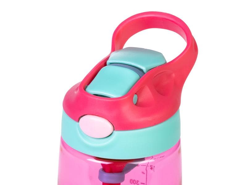 KOOR Trinkflasche Bambini Rosso 450 ml Flasche aus Kunststoff für die Kleinen