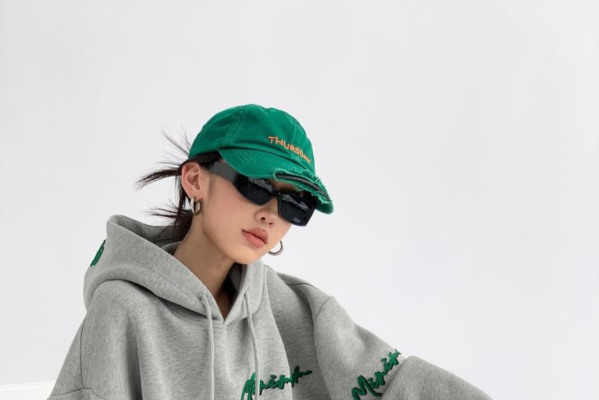 Essere - Oversized hoodie met geborduurde letters