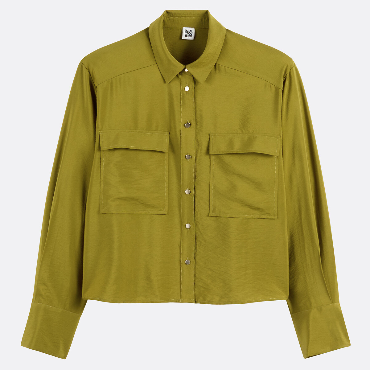 COLEÇÃO LA REDOUTE<br>Camisa curta e folgada, mangas compridas