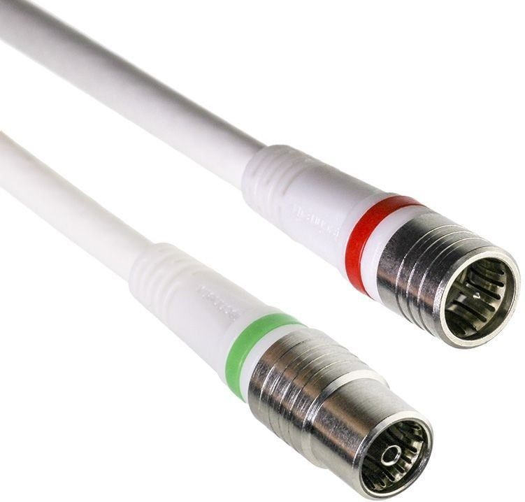 Technetix RLA++ - Coaxkabel - 1,5 meter - 4G/LTE proof - F (m) naar IEC (v)