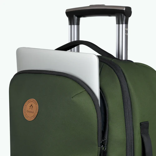 Valise Souple 2 roues XS Coromandel vert