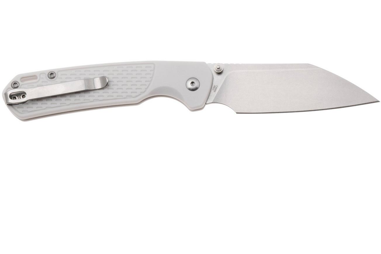 CJRB Pyrite Light J1945G-GY Stonewashed S90V, White FRN, zakmes