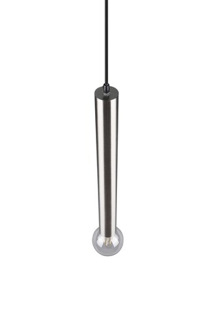 TRIO Retrofit Pendellampe CLERMONT 1-flg silberfarbig