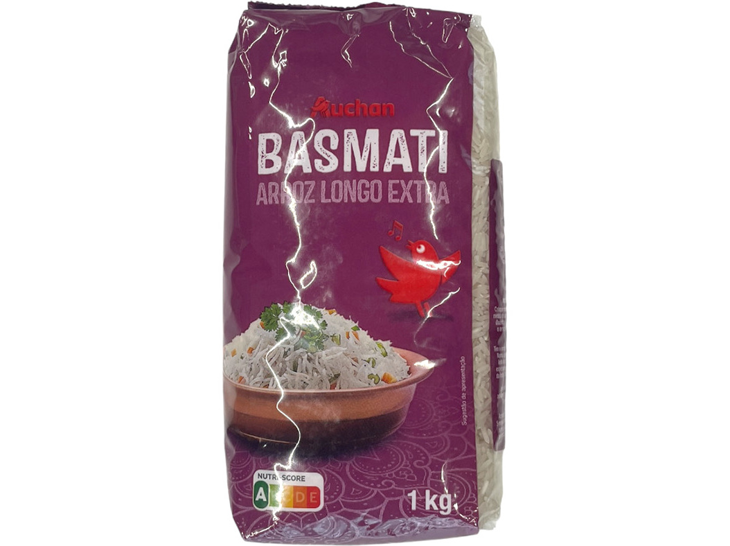ARROZ BASMATI AUCHAN EXTRA LONGO 1KG
