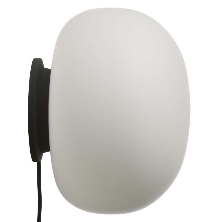 Frandsen Supernate wandlamp Ø28 opal white/black