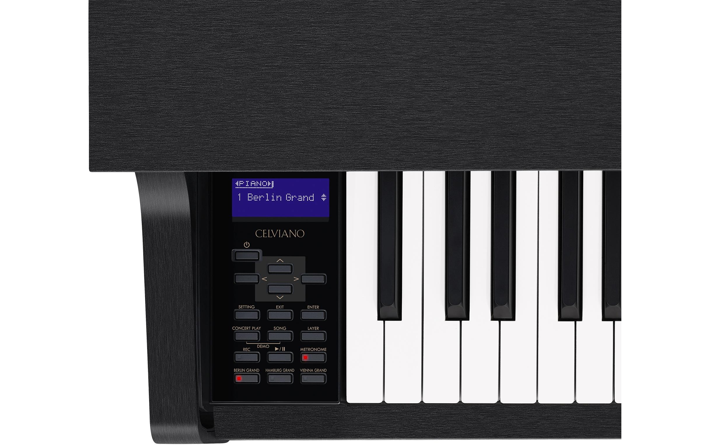 E-Piano CELVIANO Grand Hybrid GP-310BK Schwarz<br>E-Piano mit gewichtetem Natural-Grand-Hammer-Action-Keyboard mit 88 Tastens