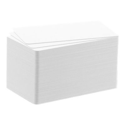 Durable - 100 Cartes plastique fines pour imprimante DURACARD ID300