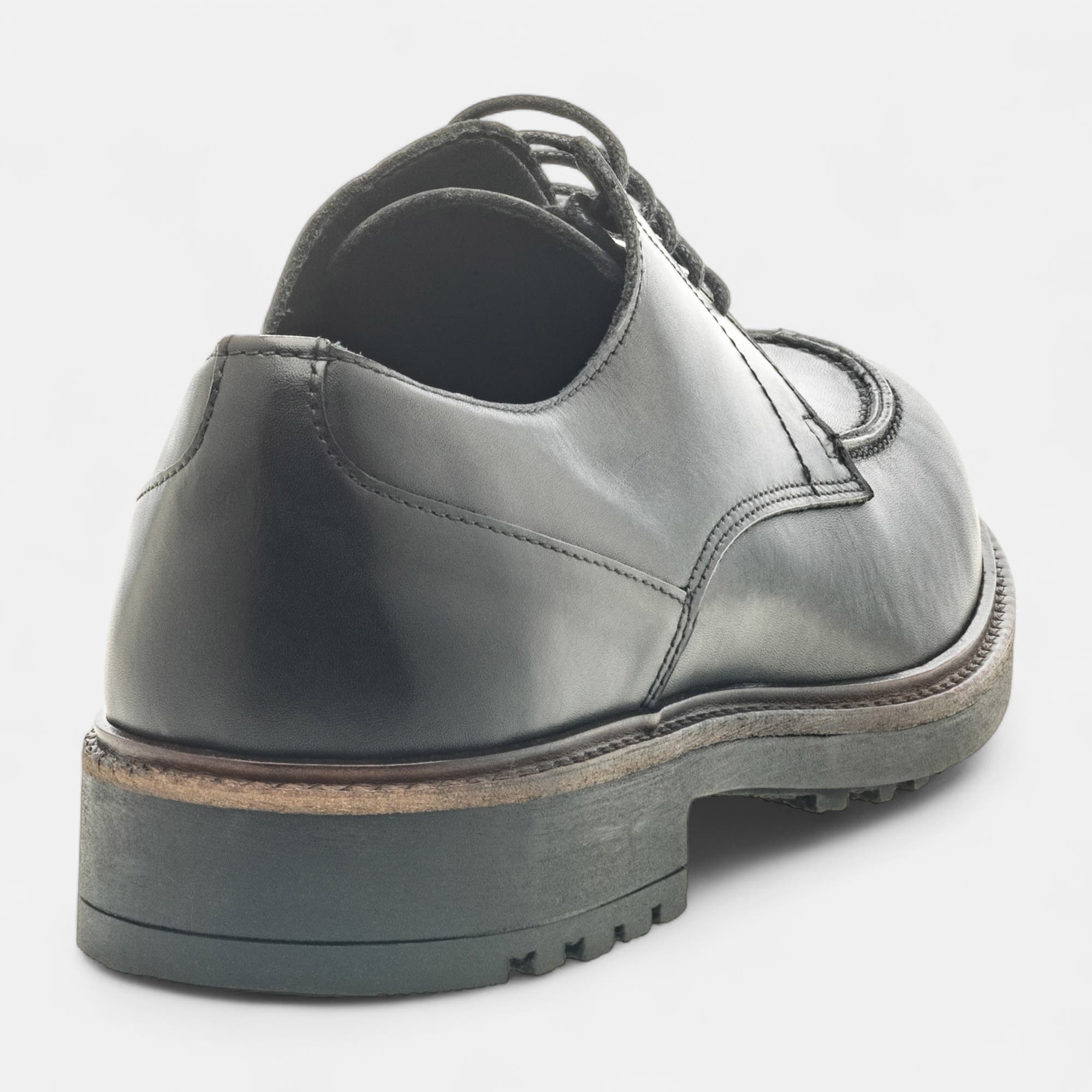 Derbies Homme en cuir noir