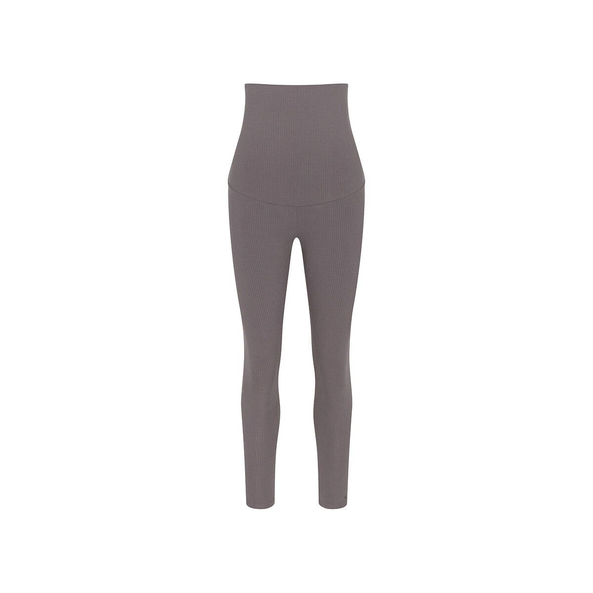 TRIUNFO<br>Leggings em malha canelada para usar em casa - Destaque Natural
