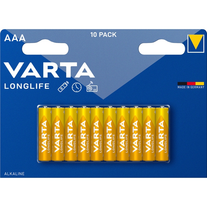 Varta Batterien - Longlife AAA - 10er Pack