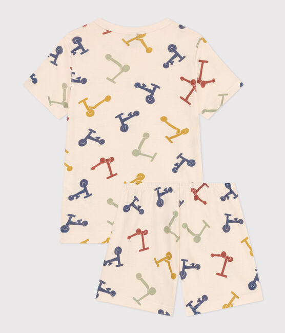 Pyjama short imprimé trottinettes en coton enfant