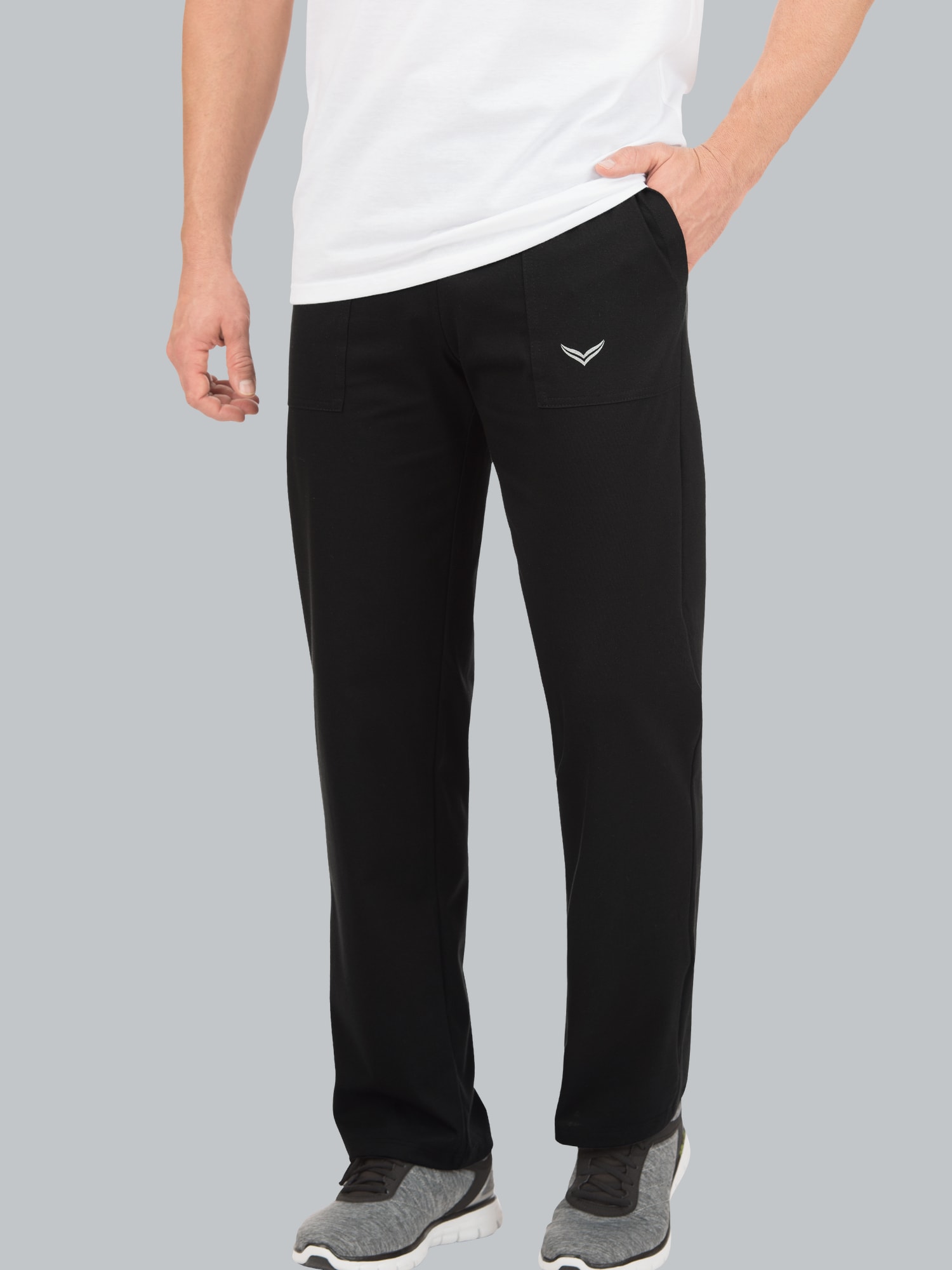 Hose 100% DELUXE Baumwolle Schwarz