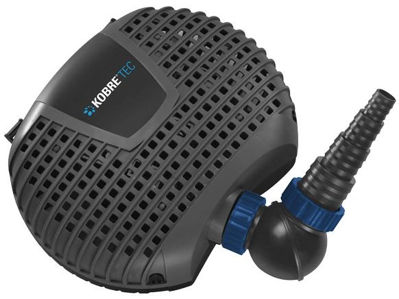 KOBRE®TEC Eco Premium 8000, 42 Watt, 8000 l/h Stromsparpumpe für Teiche, Bachläufe, Springbrunnen, Wasserspiele