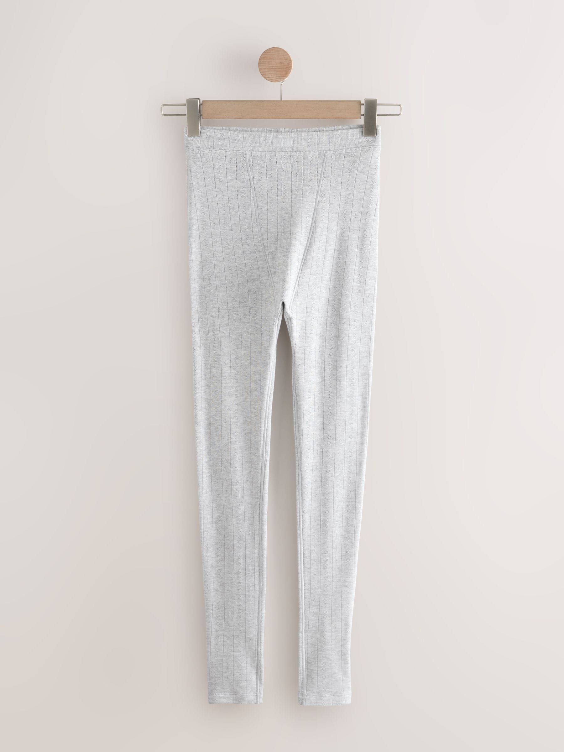 Grijs gemêleerd - Thermal Maximum Warmth Cosy Pointelle Leggings
