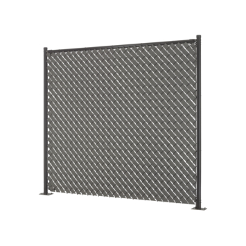 Loungefence lamel graphite 100 m