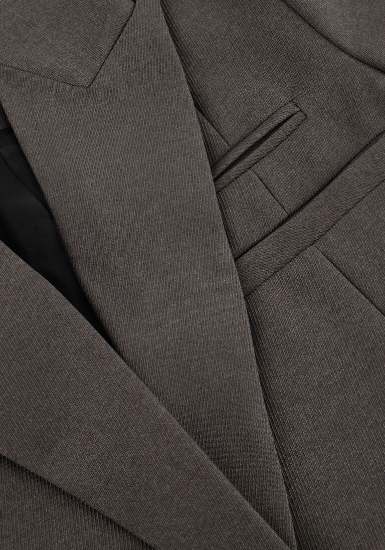 donkergrijze haute l'amitié blazer emerald single blazer