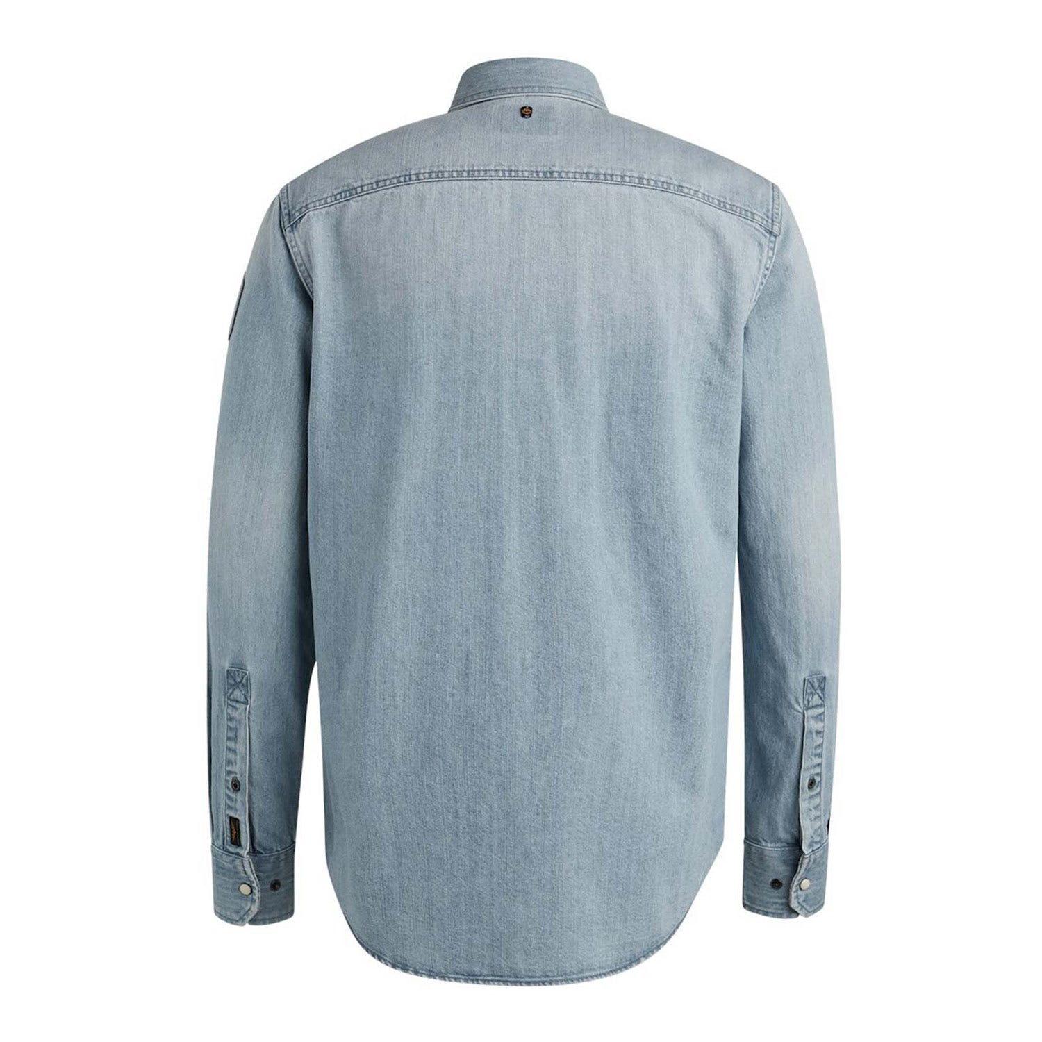 PME Legend  Long Sleeve Shirt Bleach Indigo Denim