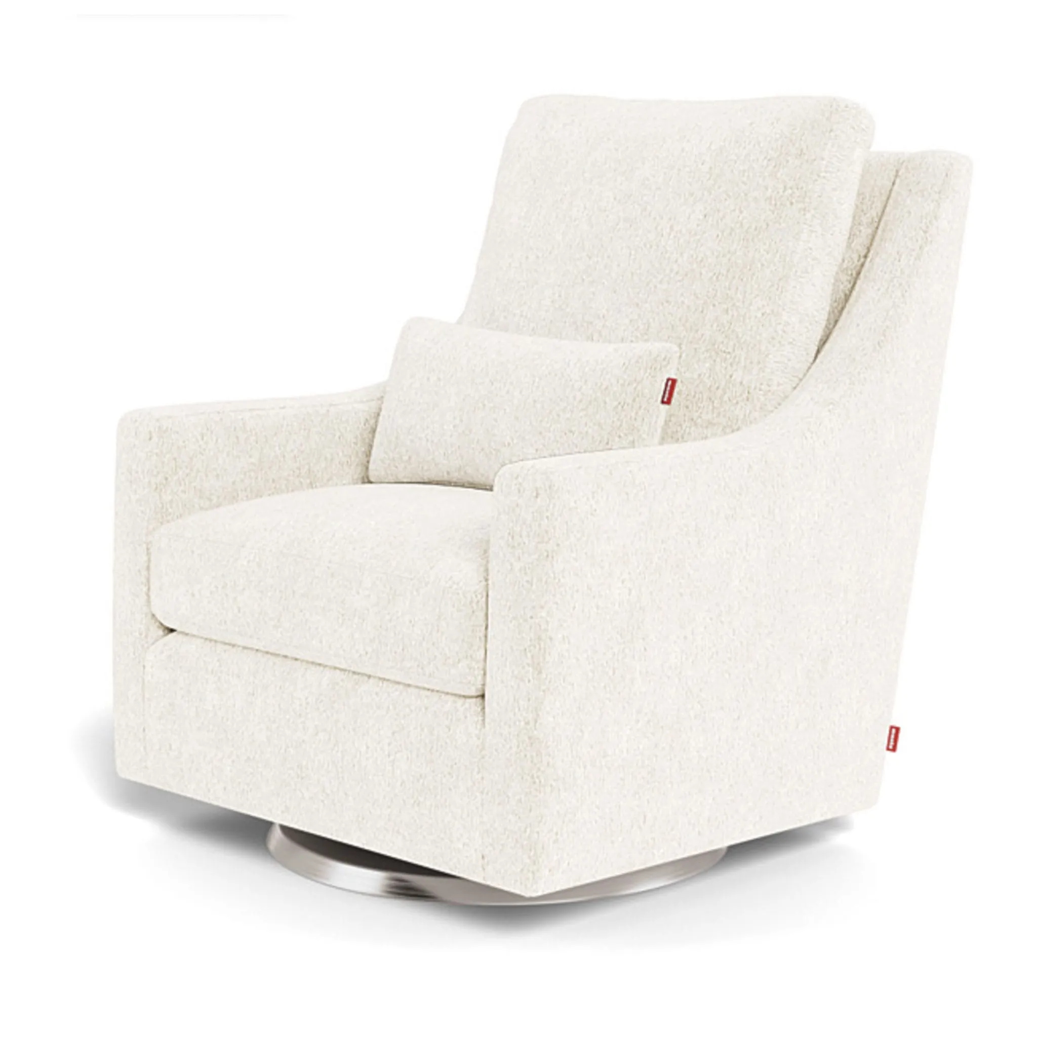 Monte Fauteuil Berçant et Pivotant Vera - Sherpa  Argent