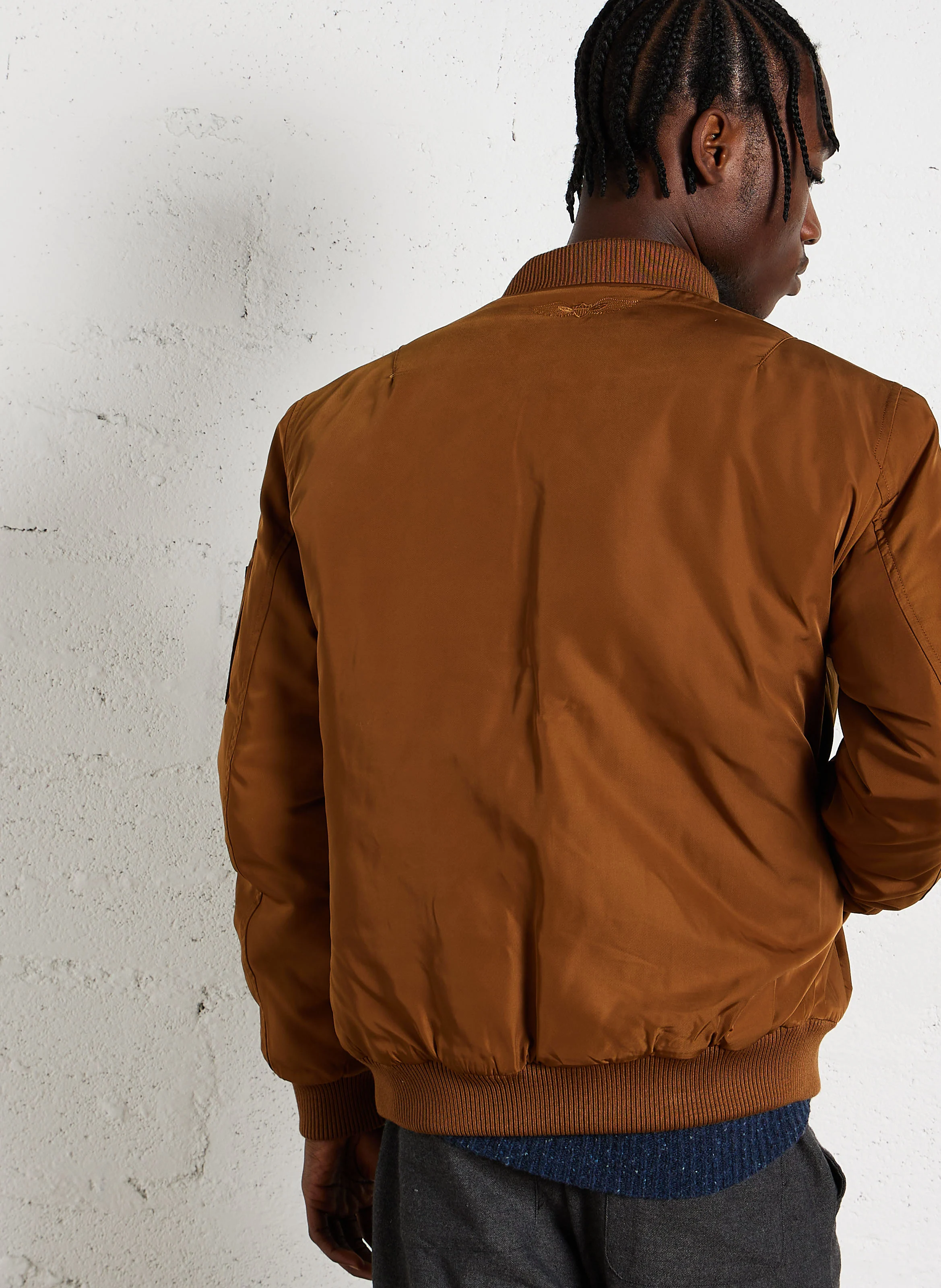 ORIGINAL - Bomber matelassé zippé | Marron