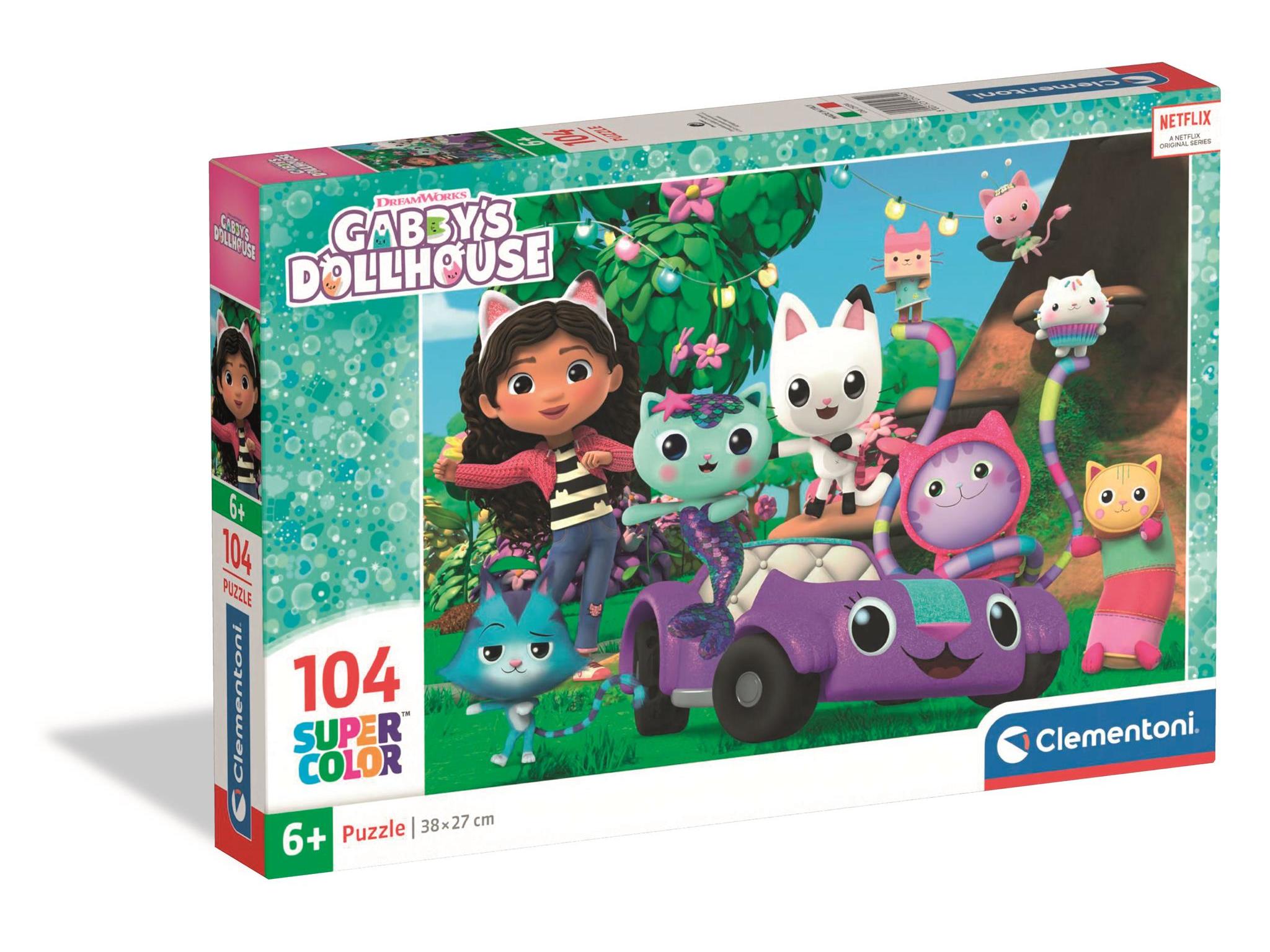 PUZZLE GABBY'S DOLLHOUSE CLEMENTONI 104 PEÇAS