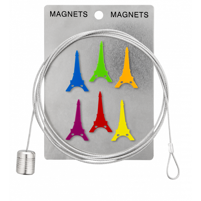 Câble porte photos et magnets - Magnetic Cable