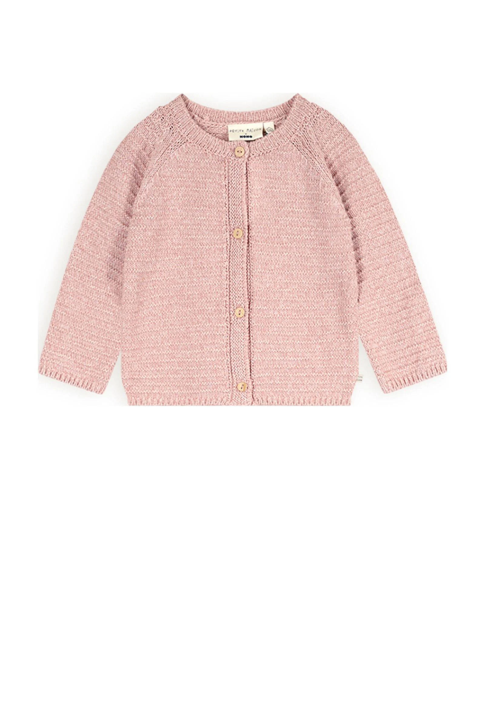 Petite Maison baby gebreid vest Kiki roze