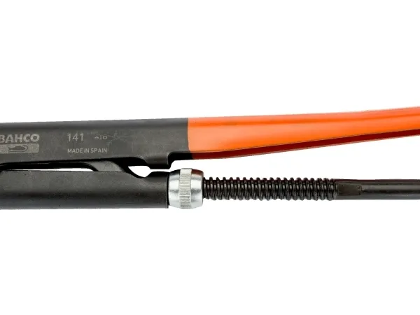 Bahco Swedish Model, Sort, Orange, Svensk rørtang, Orange, 16 cm, 90°, Stål