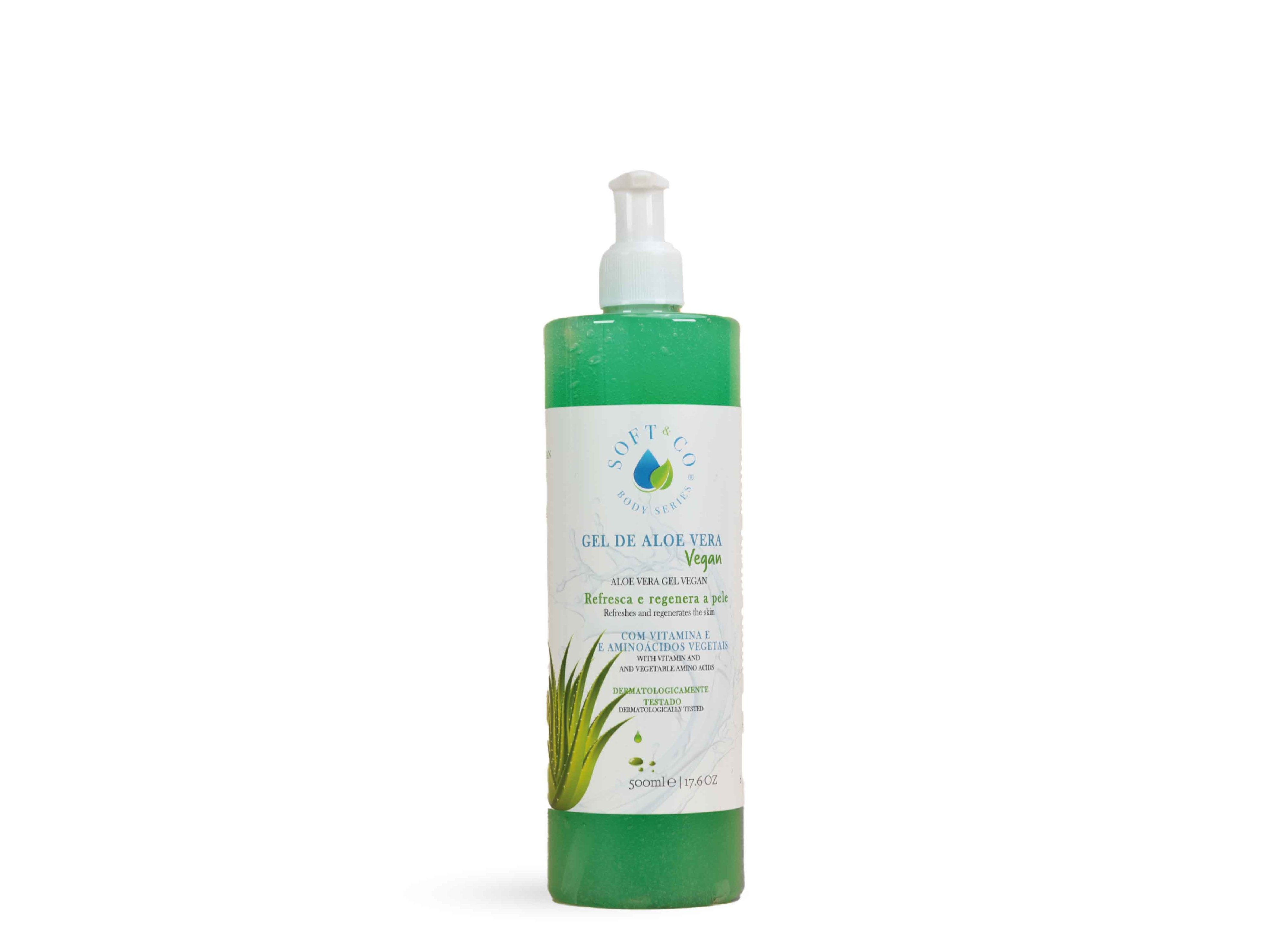 GEL REFRESCANTE ALOE VERA SOFT&CO 500ML