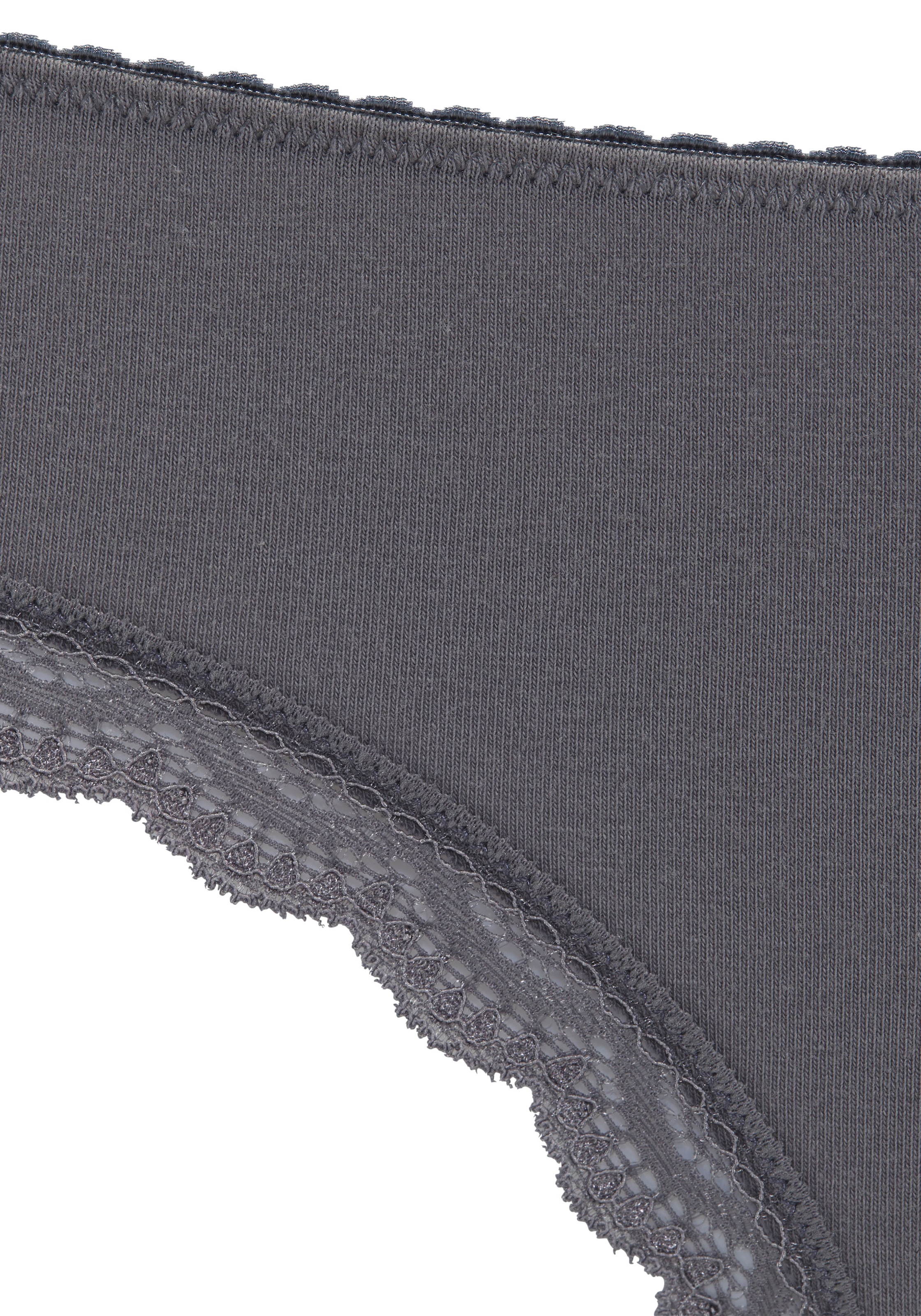 LASCANA Jazz-Pants Slips , aus elastischer Baumwolle mit zarter Spitze, mit Aufbewahrungsbox