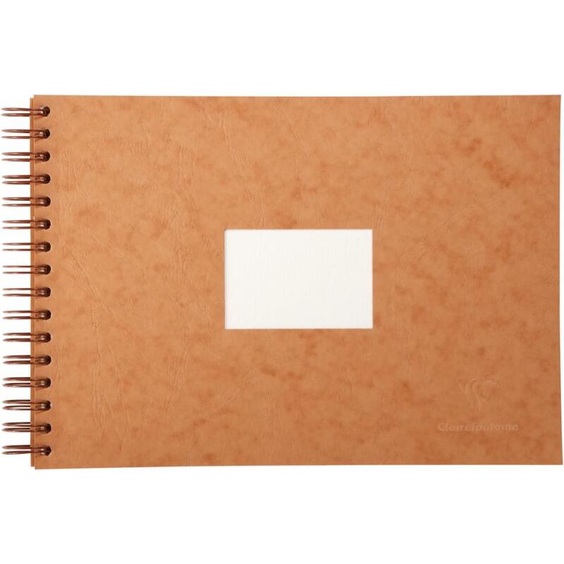 Carnet de Voyage aquarelle spiralé 20F A4 300g - Havane