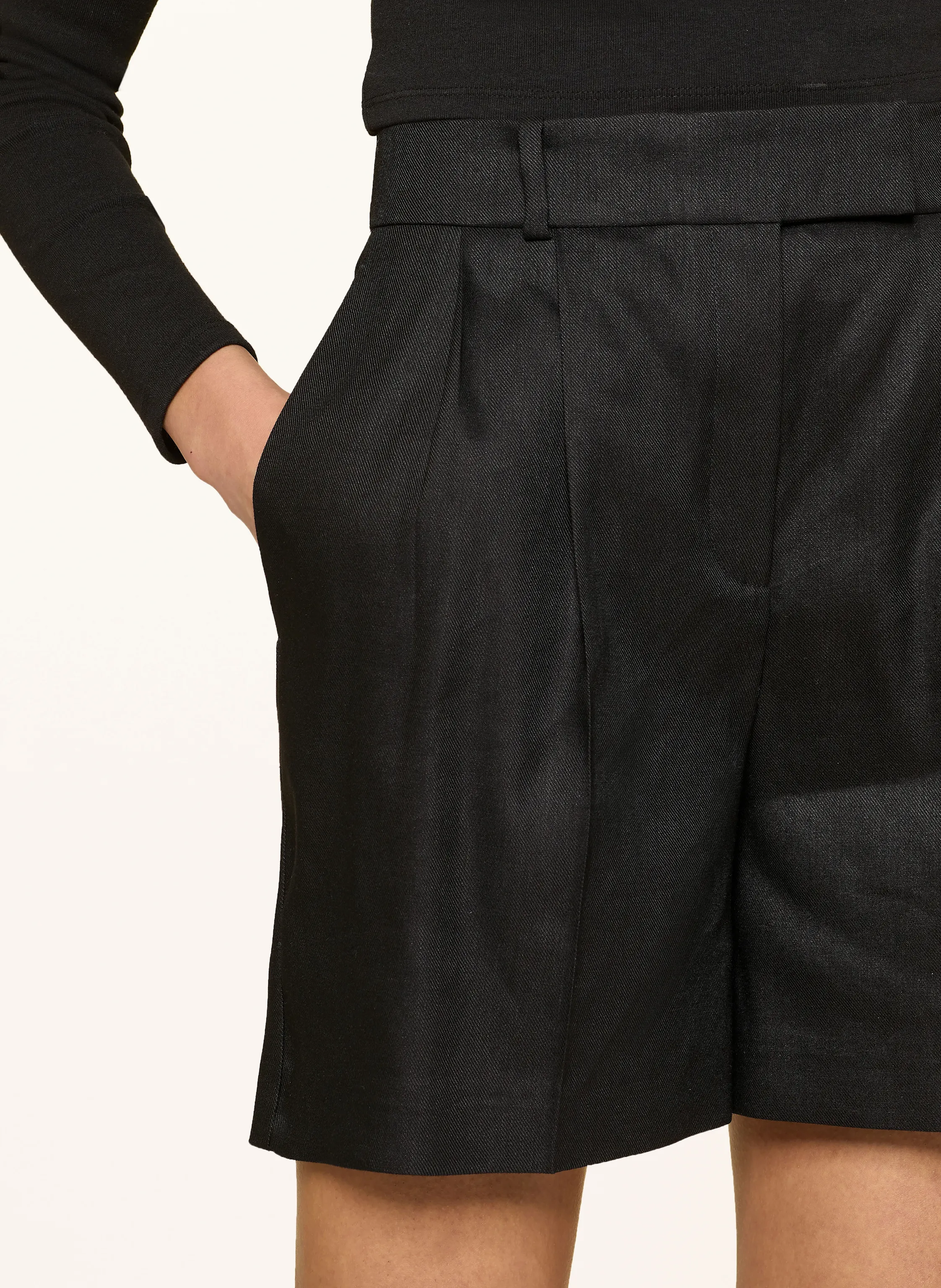 HUGO Shorts HOLINI mit Leinen