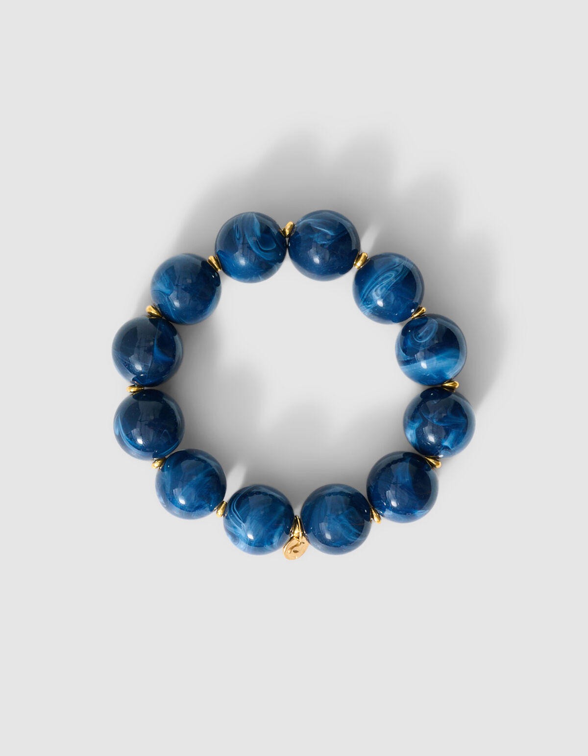 Beaded Armband Donkerblauw