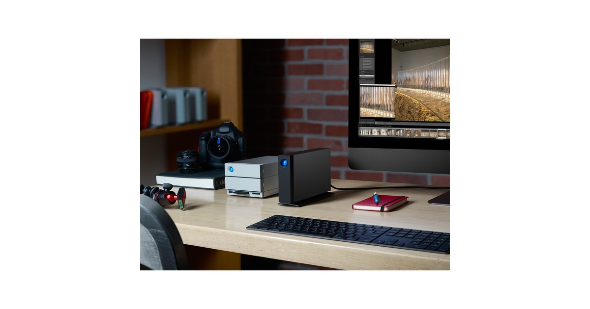 LaCie16TB d2 Professional externe harde schijf  (Zwart, USB-C 3.1 Gen 2)
