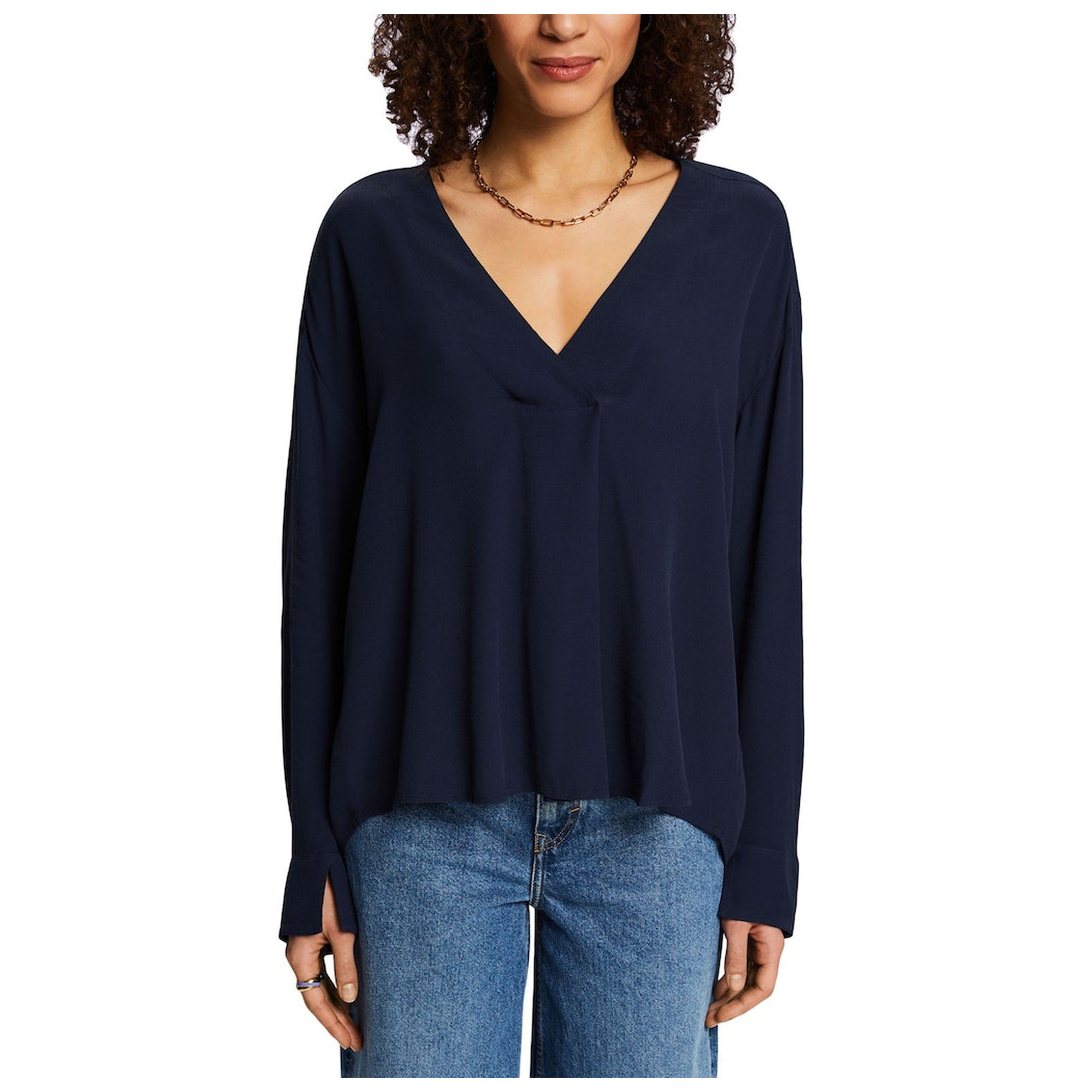 ESPRIT SKI/V Neck Blou