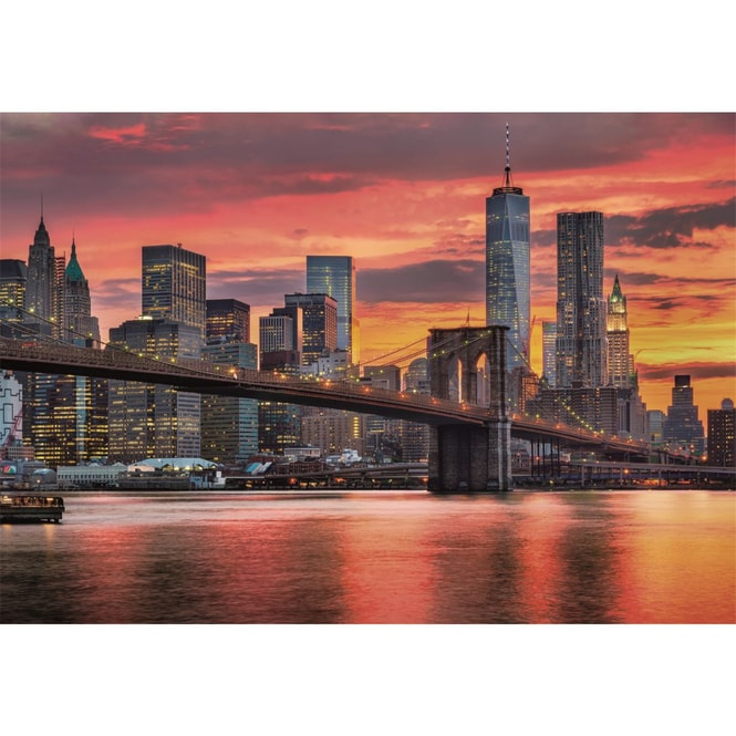 Puzzle - New York - East River at Dusk - 1500 Teile