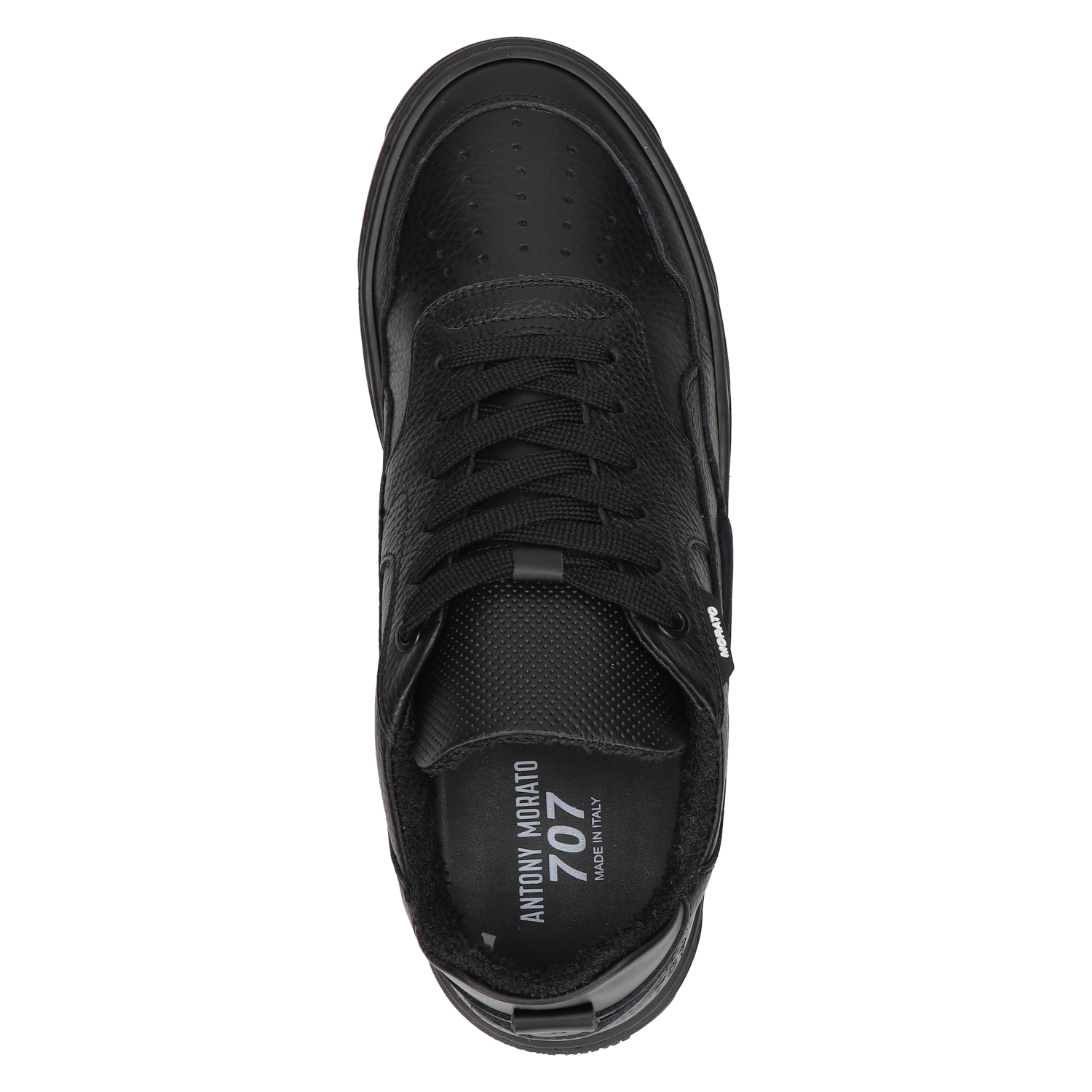 Antony Morato 707 Tumbled heren sneaker Antony Morato Zwart