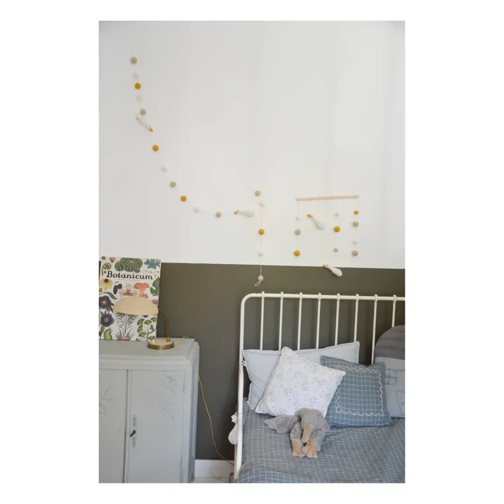 Calm Mobile mural Oies | Blanc