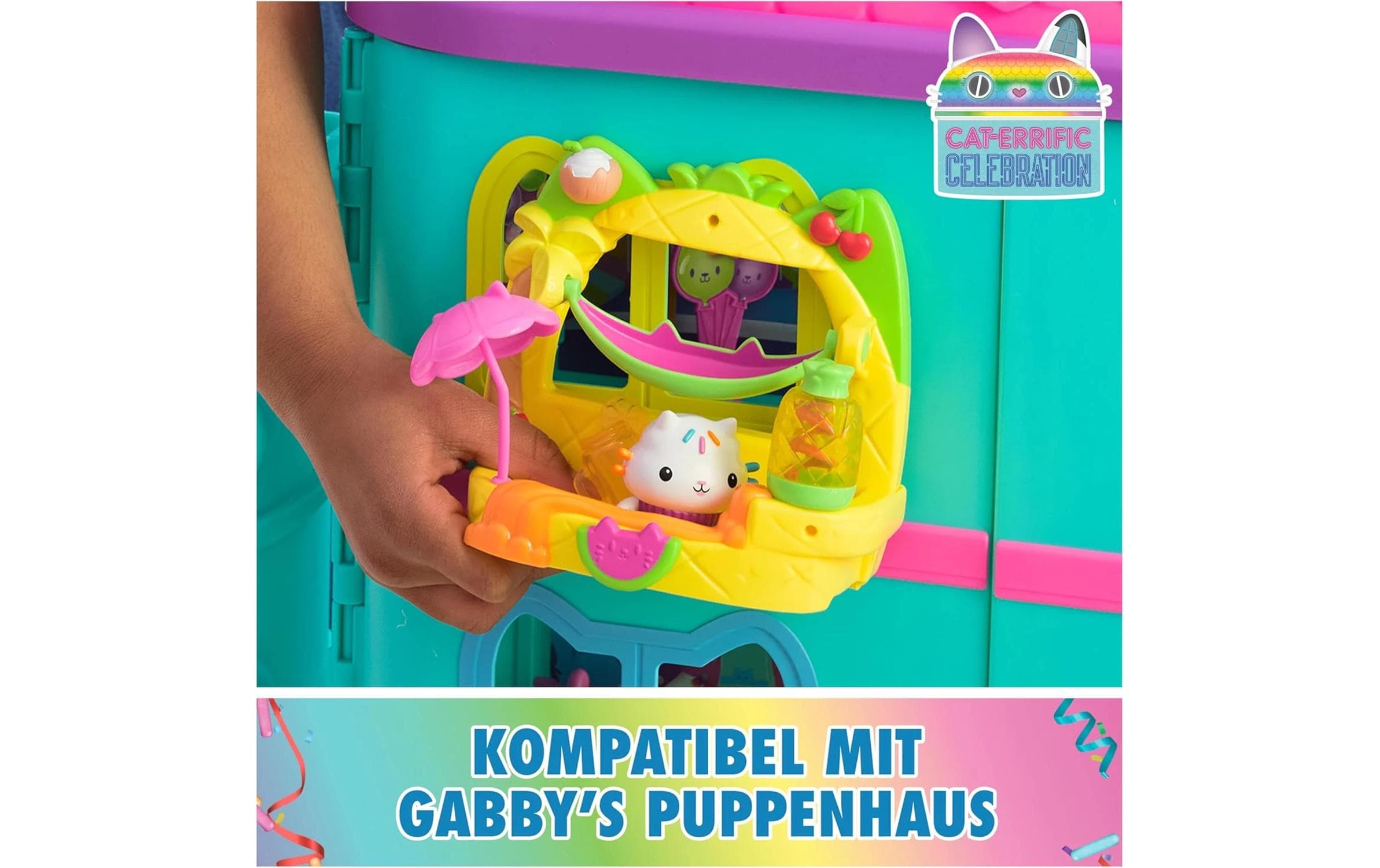 Gabby's Dollhouse Cakey's Fruit Smoothie Balkon SetSpielset