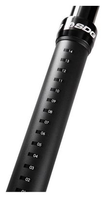 Tige de Selle Télescopique SDG Tellis Passage Interne Noir/Vert (Avec Commande)