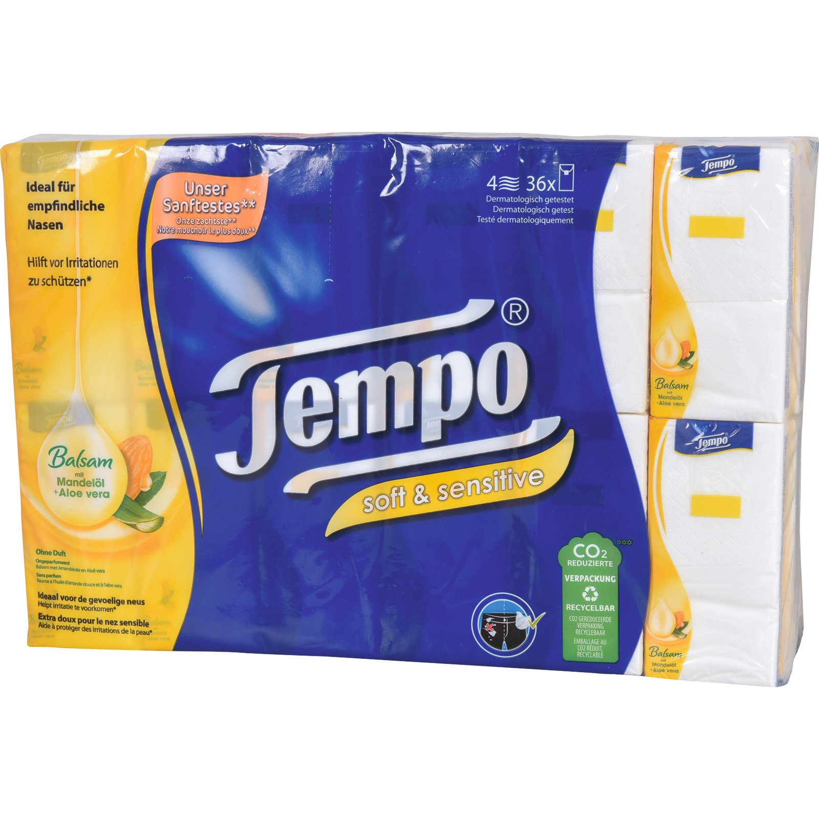 Tempo Taschentücher Soft & Sensitive 36 x 9 Stück