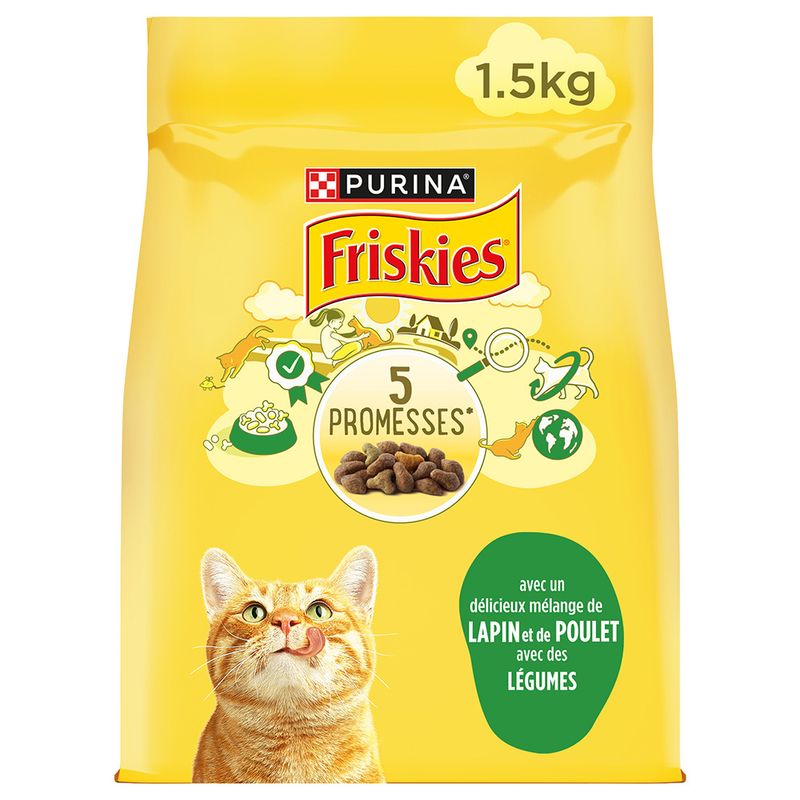 Friskies, lapin, poulet & légumes